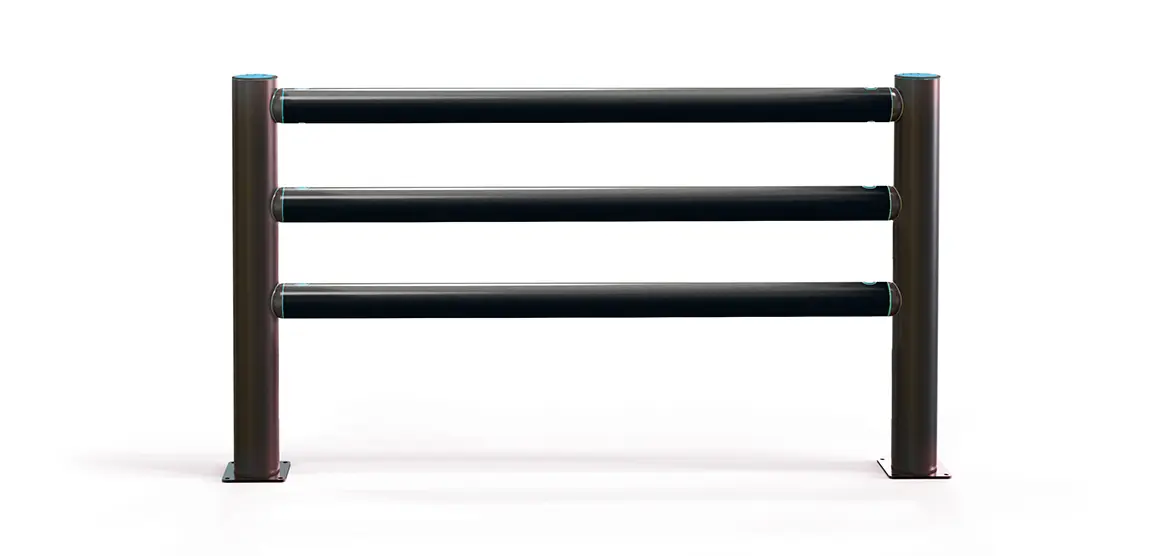 iFlex Pedestrian Barrier 3 Rail Cold Storage - Image 4