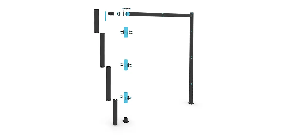 iFlex Height Restriction Barrier Cold Storage - Image 2