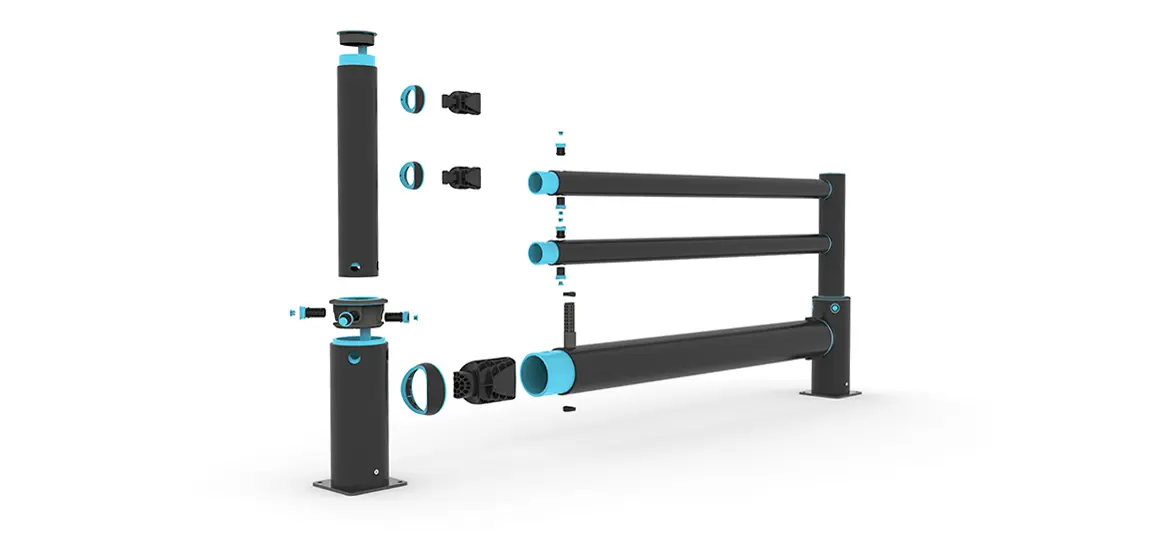 iFlex Single Traffic Barrier+ Cold Storage - Image 2
