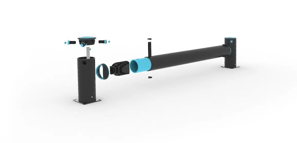 iFlex Single Traffic Barrier Cold Storage - Image 2